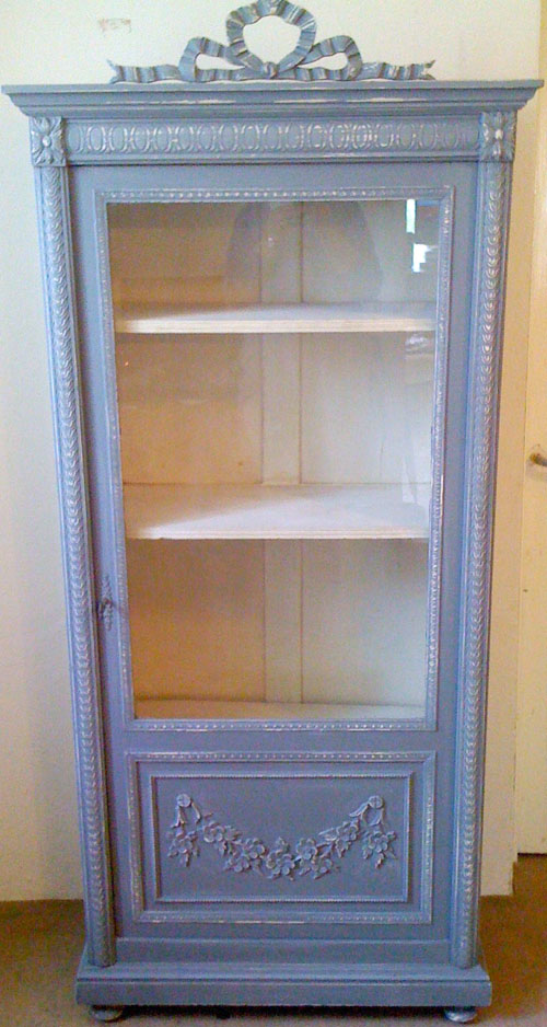 antique french louis style cabinet
